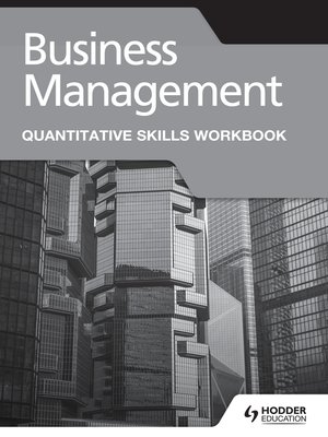 cover image of Business Management for the IB Diploma Quantitative Skills Workbook
